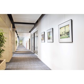 STAS Picture Hanging System: STAS minirail White 200cm 78.75 inch + Installation kit