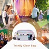 WYCY Clear Bag for Stadium Events Small Clear Purse for
