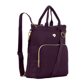 LuckyLy Mochila Mujer Convertible 3 en 1, Bolsa tipo Backpack, Bolsa Tote y Bolsa Crossbody Mujer, Ligera con Múltiples Compartimentos y Repelente al Agua, Bolsa de Viaje Ideal – Modelo Amaya, Morada
