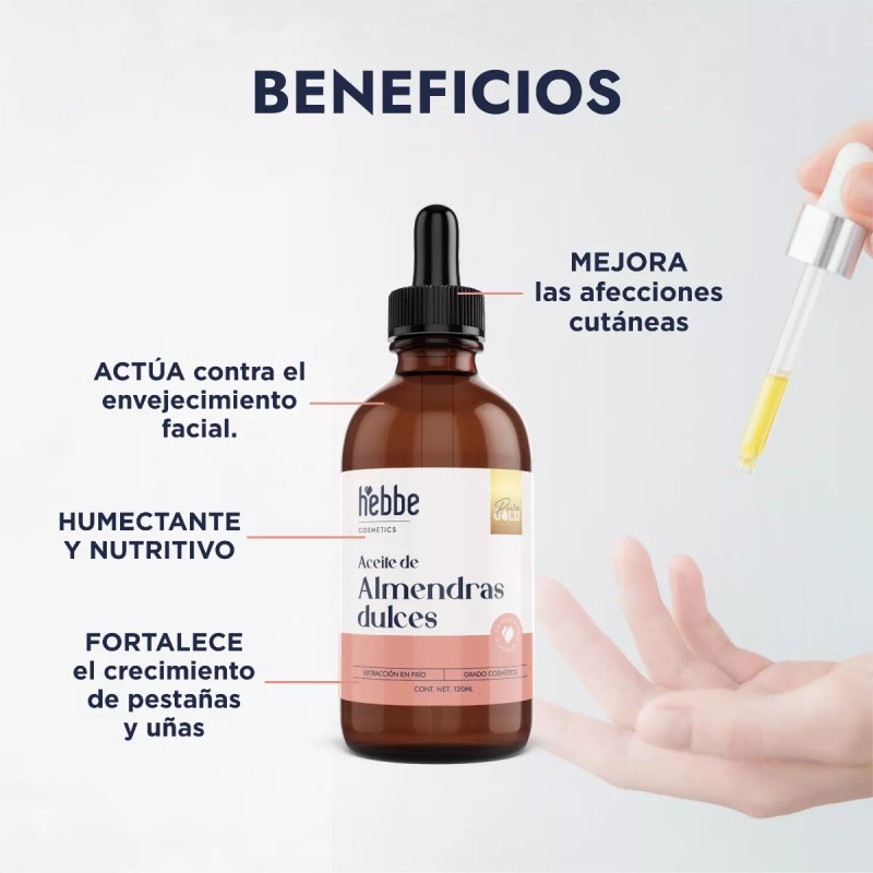 Hebbe Cosmetics HDS6 TTM8 Kit Aceite De Almendras 120 Ml