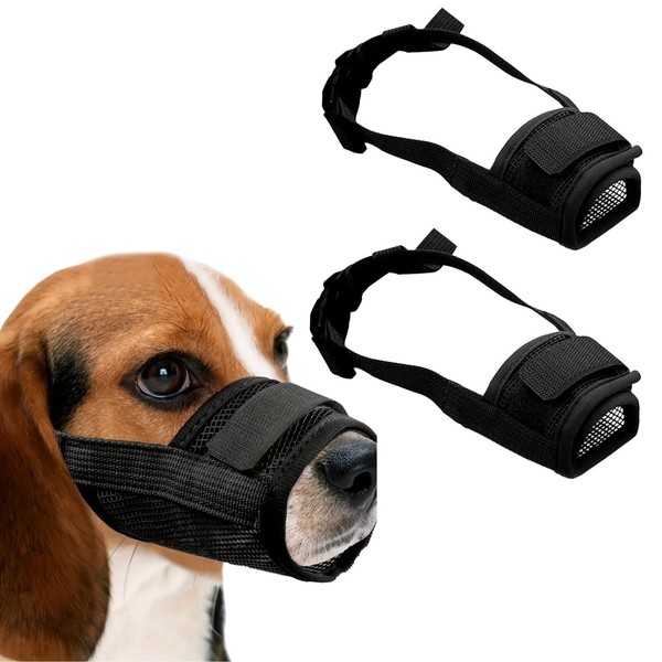 KEYRI 2 PCS Dog Mask Breathable Mesh and Durable Dog