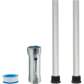 yrjns RV Water Heater Anode Rods with 1-1/16 inch Socket, Magnesium Anode Rod for RV hot Water heaters Replace for Suburban Water Heaters Suburban & Morflo, 9.25''Long & 3/4'' Thread