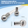 YeewayVeh 4 Pack Foam Cannon Straw with 2PCS Stainless Steel