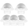 WOONEKY Metal Protective Cover for Vent Round Exhaust Cover Rainproof
