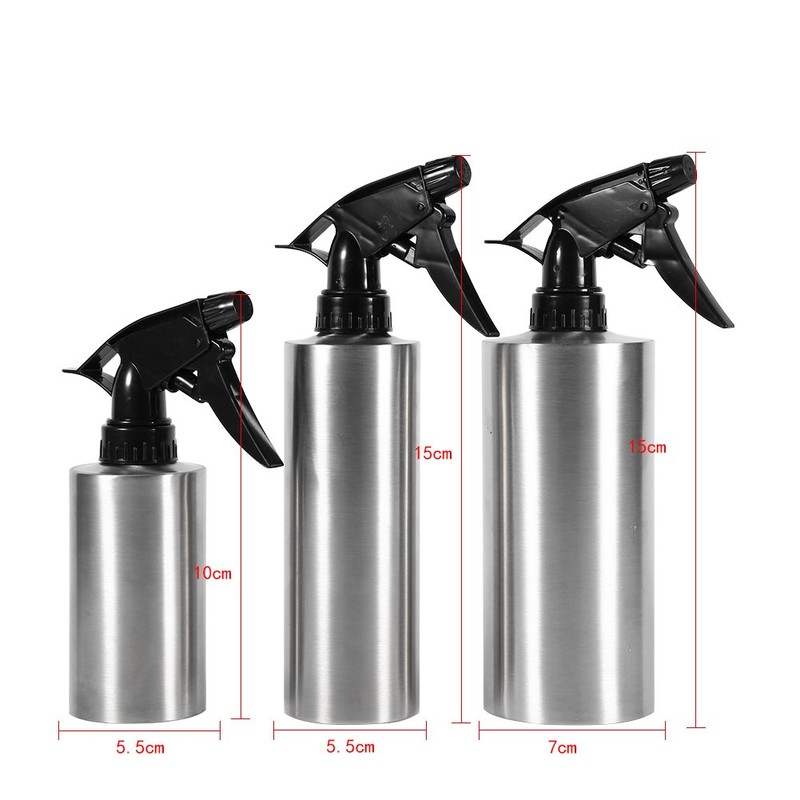 Stainless Steel Spray Bottle,Fine Mist Sprayer Empty Refillable Container for