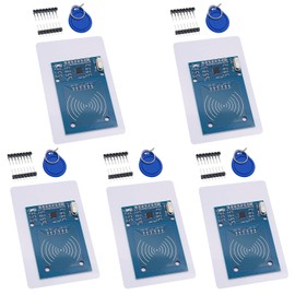 RFID Kit Binghe 5 Pieces RFID Kit Module RFID IC Card Sensor Module with Reader, Chip and Card 13.56 MHz SPI 3.3 V Data Transfer Rate Maximum 10 Mbit/s Compatible with Arduino