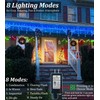 BPAZVUH 66ft Outdoor LED String Lights, 8 Modes with Timer