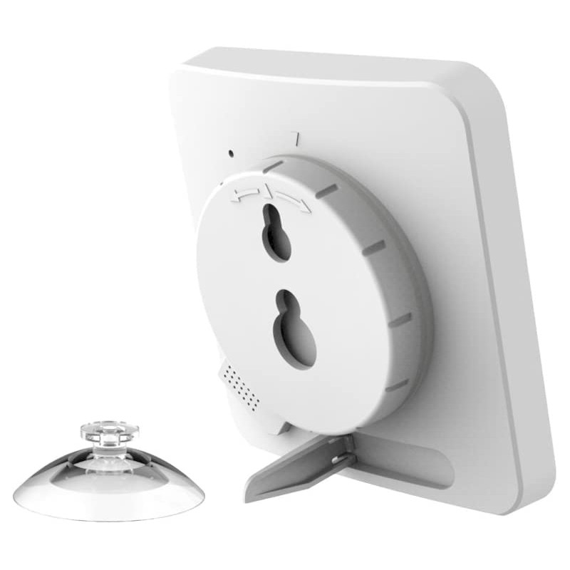 VORRINC Bathroom Clock Waterproof Touch Control ℃/℉ Humidity Temperature LCD