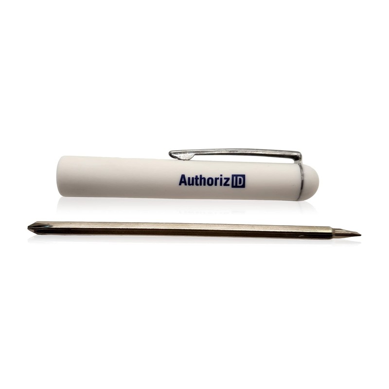 1 Small Reversible Pocket Screwdriver Tweaker with Flathead/Straight and Phillips
