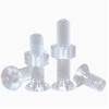 PC(Polycarbonate) Plastic Transparent Metric Phillips Flat Head Screws with Nuts