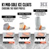 K1 Midsole Specific Ice Speed - Rotatable Non-Spark Traction Aid