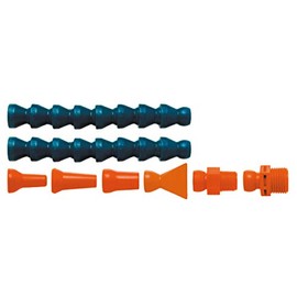 Ariana 3/8 Joint Hose Kit Synthetic Rubber Hose Kit Hose 2x 8 Modules Round Nozzles ID 6.4 9.5 12.7mm Flat Nozzle 32mm Wide Threaded Connectors NPS 3/8 1/2 1 Piece