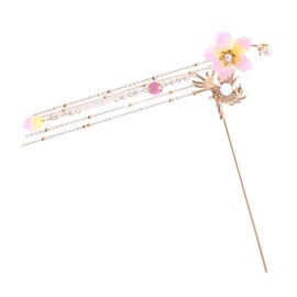 OATIPHO Classic Tassel Hairpin Set 2 Elegant Decorative Hairpins Pearls for Women Ancient Costume Headwear for Traditional Hanfu and Special Occasions