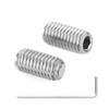 MewuDecor M8 x 8mm Internal Hex Socket Set Grub Screws