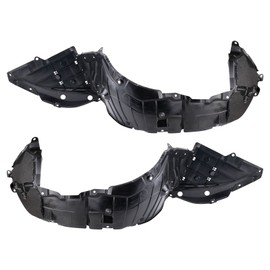 TRQ Front Inner Fender Liner Set Compatible with 2019-2023 Nissan Altima NI1248165 NI1249165