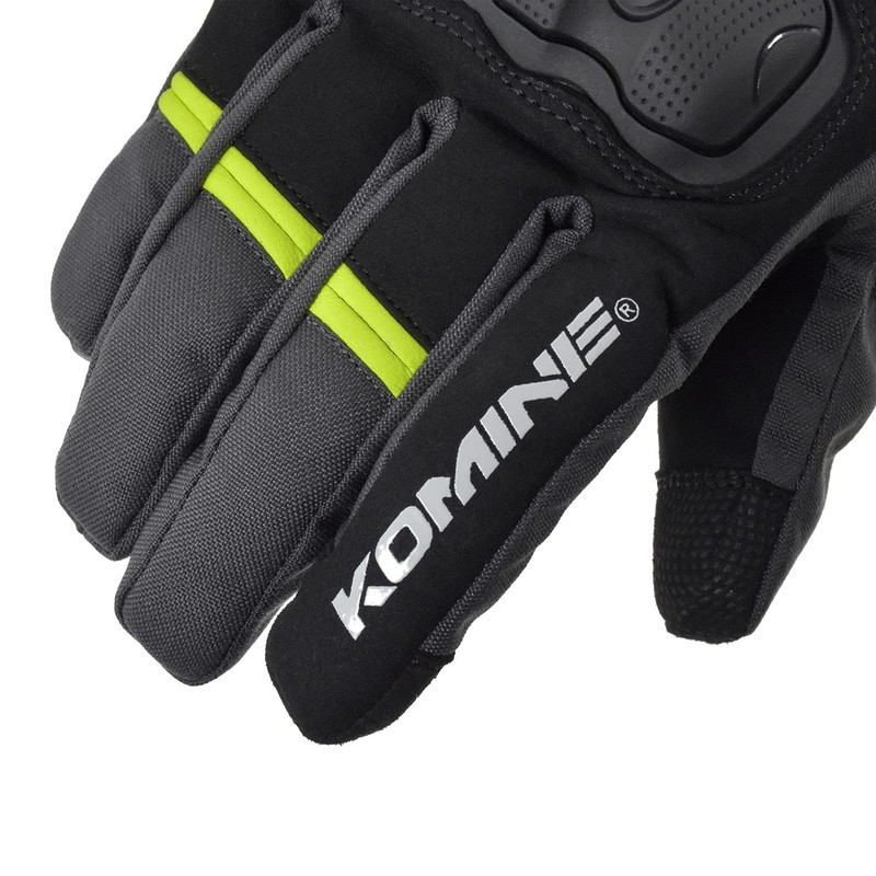 Komine GK-846 Protective Winter Motorcycle Gloves, Basalt Grey, L