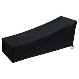 Gicov Chaise Lounge Cover Outdoor Waterproof Heavy Duty Lounge Chair Cover with Windproof Elastic Hem Indoor Extra Large Anti-UV Chaise Lounge Cover Patio Garden Furniture All Season Protection 1Pack