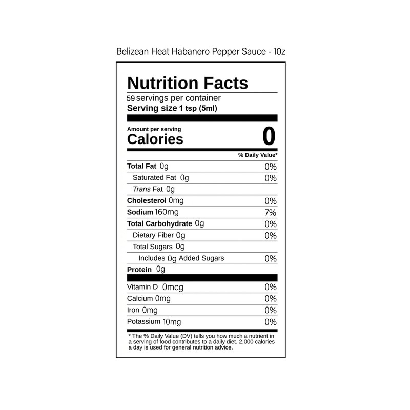 Marie Sharp’s Belizean Heat Habanero Pepper Sauce, 10 oz |