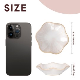 White Ceramic Jewelry Dish, Lotus Leaf-Shaped Trinket Tray and Ring Holder, Decorative Key Bowl, Elegant Home Decor Accent Piece