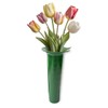 Plastic Grave Vase Insert with Edge as Frost-Proof Grave Decoration