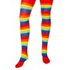 Wicked Costumes Adult Rainbow Stripey Tights - One Size