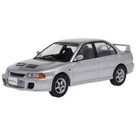 FIRST: 43 1/43 Mitsubishi Lancer Evo.1 1992 Silver Finished Product F43-162