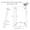 Display Case, Card Stand, Acrylic Frame (Grooved Type), 3-Layer Construction,