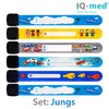 iQ-med Emergency Wristbands for Children, Set of 6, Waterproof, Writeable