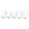 sourcing map 50pcs Round Rubber End Caps Protective Caps 11mm
