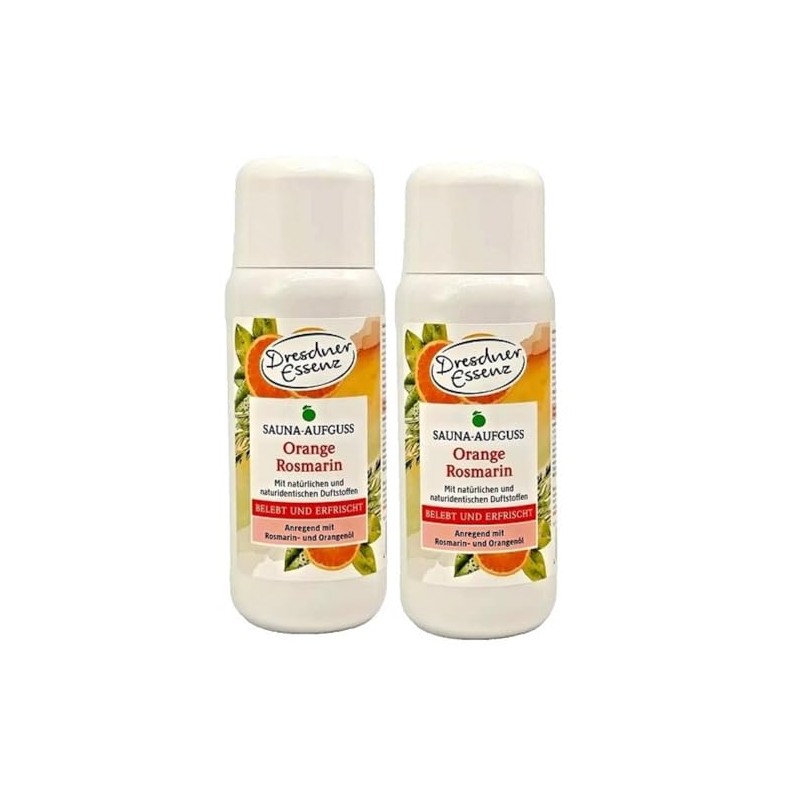 Dresdner Essenz Sauna Infusion Orange Rosemary 2 x 250 ml