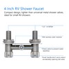 All Metal RV Shower Faucet, Camper Shower Faucet Valve, 4”RV