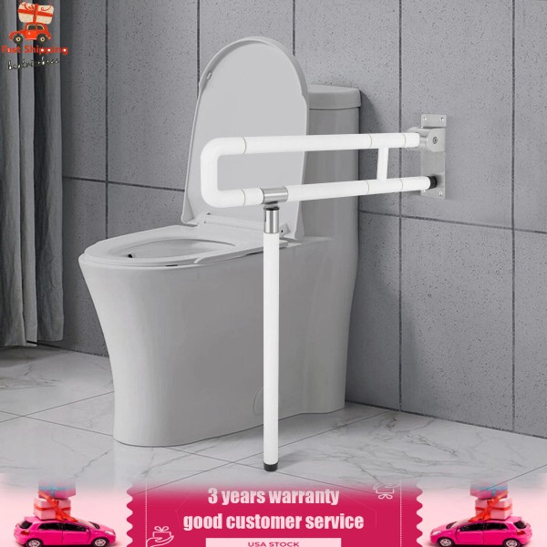Unbranded Comfortable Grip Friction Particle Bathroom Collapsible Grab Bar Waterproof
