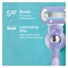 Gillette Venus Deluxe Smooth Swirl Womens Razor Blade Refills, 6