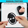 lasuroa 4pcs Silicone Car Door Latch Covers, Universal Door Strike
