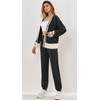 ETCYY NEW Women's Two Piece Sweater Set Oversized Knit Cardigan