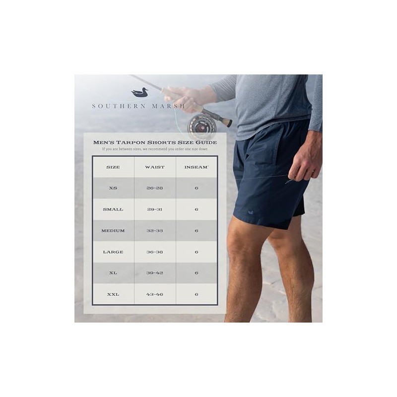 Tarpon Flats Fishing Short, Medium, Burnt Orange