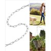 QWORK® 2 Pack Galvanized Steel Chain - Ø 2 mm