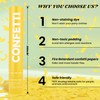 Confetti Cannon Yellow Biodegradable Confetti Poppers 12Pack Party Poppers Shooters