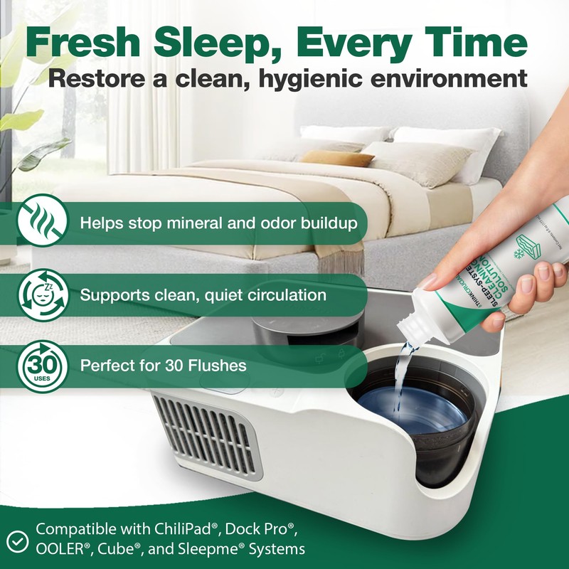 Think Crucial [30x Uses Sleep System Cleaner – Compatible with