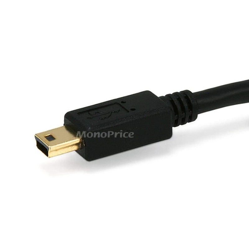 Monoprice 3-Feet USB 2.0 A Male to Mini-B 5pin Male