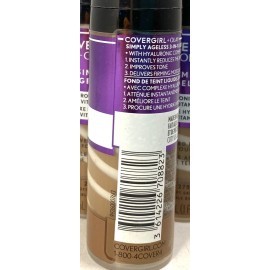 COVERGIRL Pack of 2 - COVERGIRL + Olay Simply Ageless Foundation in 275 Soft Sable NEW