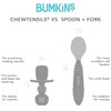 Bumkins Baby Utensils Set, Chewtensils Silicone Spoons for Dipping, Self-Feeding,