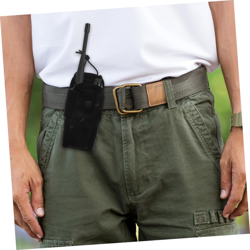 Operitacx Radio Pouch for Camping Multi Function Waist Holder for