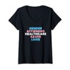 Womens Gender Affirming Healthcare Saves Lives - Trans Pride V-Neck