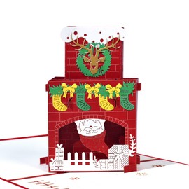 Magic Ants Holiday Pop Up Cards Santa Pop-Up Christmas Card 3D Christmas Greeting Cards 3D Christmas Fi