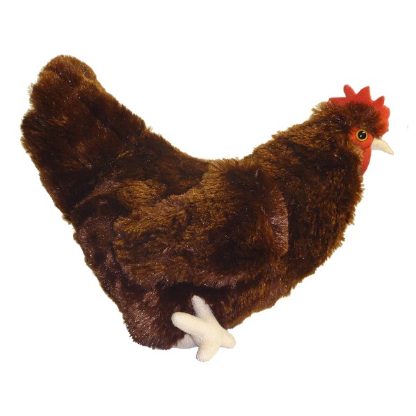 Adore 12" Standing Rosie The Hen Chicken Plush Stuffed Animal Toy