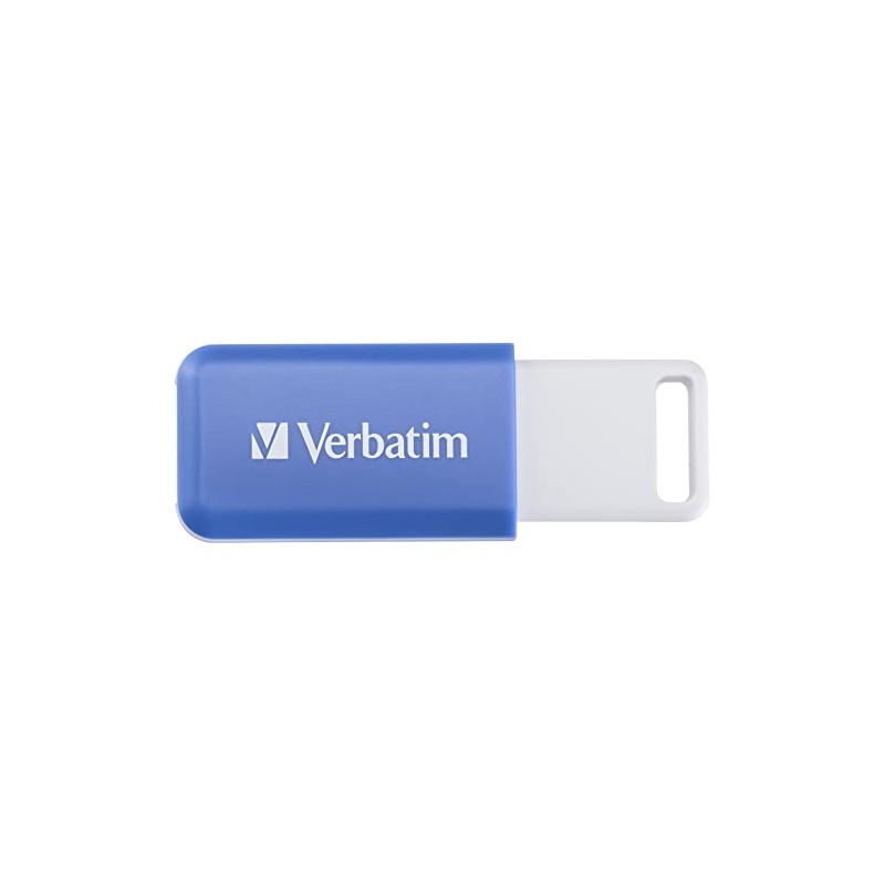 Verbatim DataBar USB Flash Drive, Compact Memory Stick with 64GB