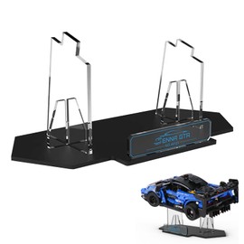 PIPART Acrylic Display Stand Compatible with 42123 McLaren Senna GTR Toy Car, Display Holder Display Brakcet for Model