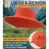 Home Prefer UPF50+ Mens Womens Sun Hat Wide Brim Fishing