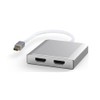WJESOG 1x2 Mini Displayport to Dual HDMI Splitter Adapter,MDP to